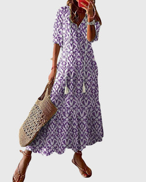 Boho Vintage Maxi Dress