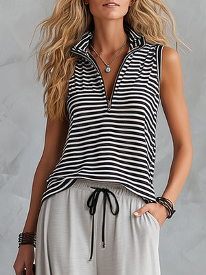 The Sienne Striped Cotton Set