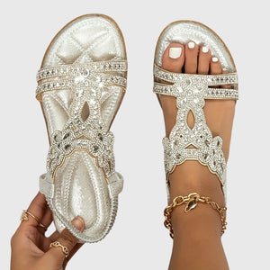 Embellished Back-Strap Sandals