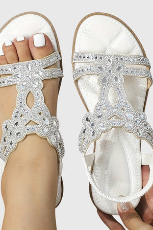 Embellished Back-Strap Sandals