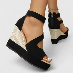 Strappy Wedge Sandals