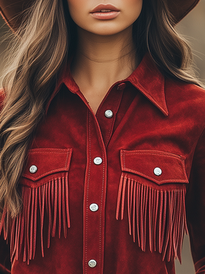 The Édmée Suede Shirt