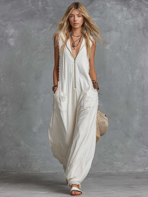 The Gracile Cotton Jumpsuit