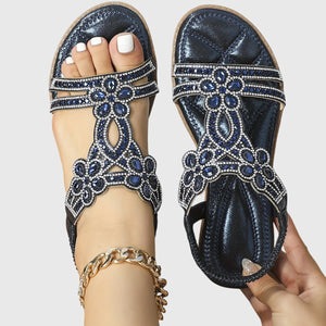 Embellished Back-Strap Sandals