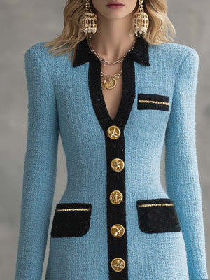 The Sylvaine Tweed Mini Dress