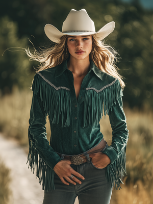 The Dorothée Suede Shirt