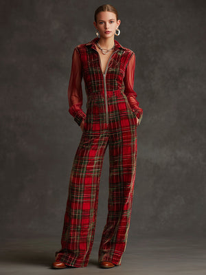 The Hélouise Velvet Jumpsuit