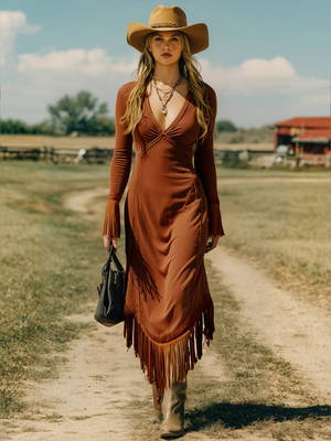 The Alphonsie Cotton Linen Midi Dress
