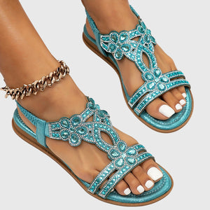 Embellished Back-Strap Sandals