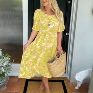 Tiered Midi Dress