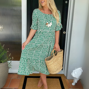 Tiered Midi Dress