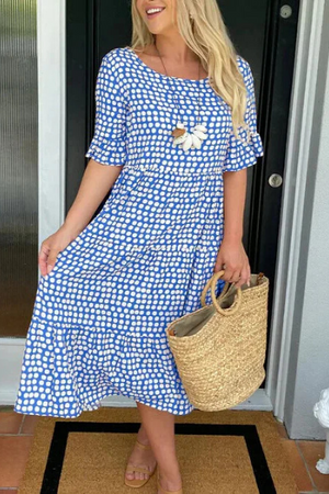 Tiered Midi Dress