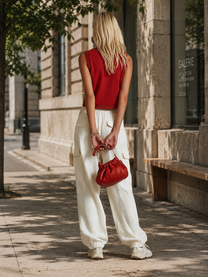 The Daphné Cargo Linen Set