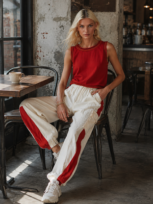 The Daphné Cargo Linen Set