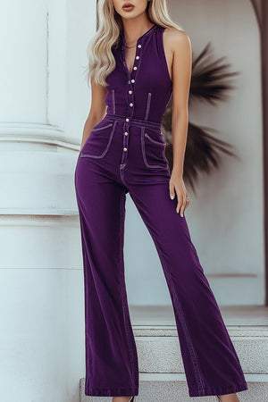 The Madelgaire Denim Jumpsuit