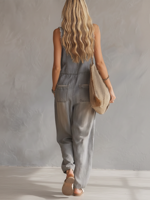 The Éleuthérie Denim Jumpsuit