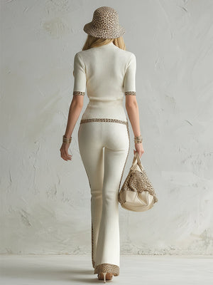 The Lucile Leopard Knit Set