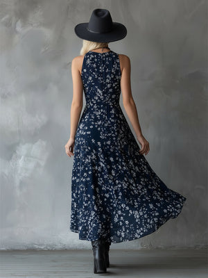 The Anne-Laure Chiffon Maxi Dress