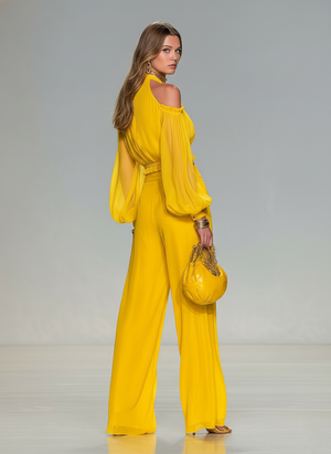 The Joëlle Halterneck Chiffon Set