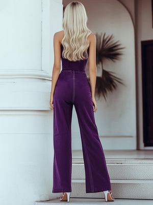 The Madelgaire Denim Jumpsuit
