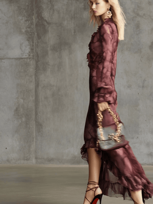 The Bonaventure Chiffon Maxi Dress