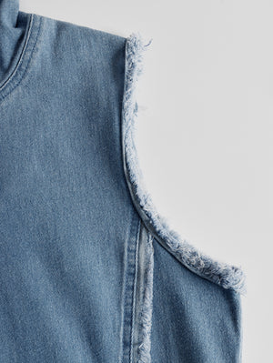 The Élianne Denim Midi Dress