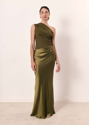 One-Shoulder Evening Dress