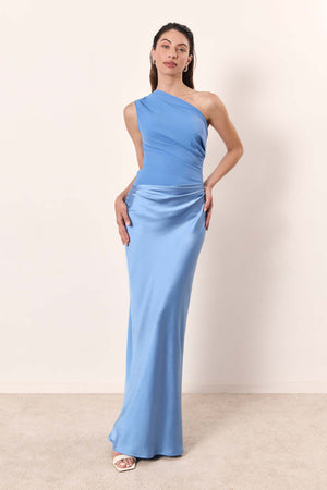 One-Shoulder Evening Dress