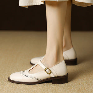 T-Strap Block Heel Mary Janes