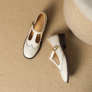 T-Strap Block Heel Mary Janes