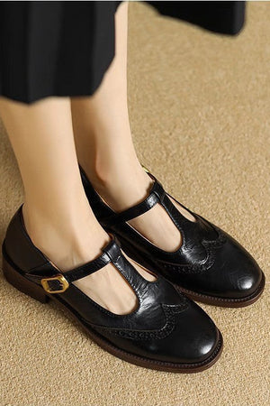 T-Strap Block Heel Mary Janes