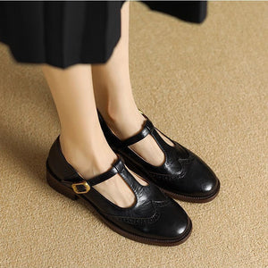 T-Strap Block Heel Mary Janes