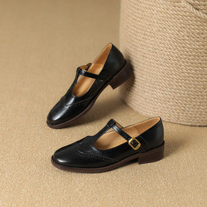 T-Strap Block Heel Mary Janes
