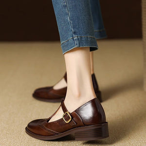 T-Strap Block Heel Mary Janes