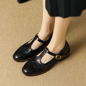 T-Strap Block Heel Mary Janes
