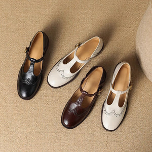 T-Strap Block Heel Mary Janes