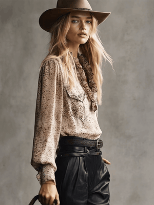The Claire Suede Top