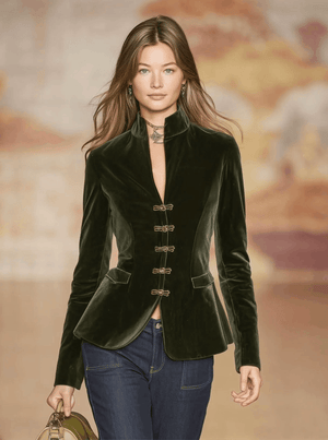 The Émeline Velvet Blazer