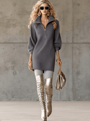 The Zéphyrine Knit Mini Dress