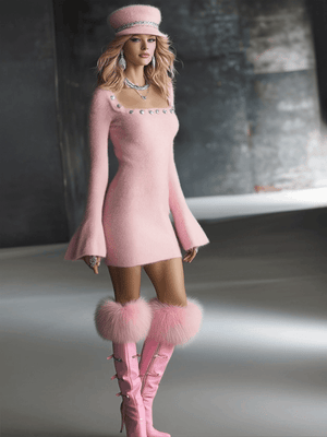 The Yvonne Knit Mini Dress