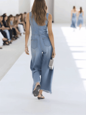 The Légère Denim Jumpsuit
