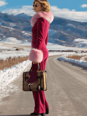 The Huguette-Marie Velvet Jumpsuit
