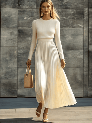 The Léocadie Chiffon Maxi Dress