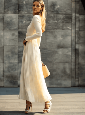 The Léocadie Chiffon Maxi Dress
