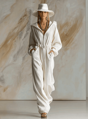 The Judithe Corduroy Jumpsuit