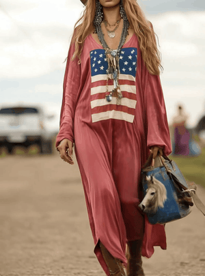 The Mélodie Cotton Linen Maxi Dress