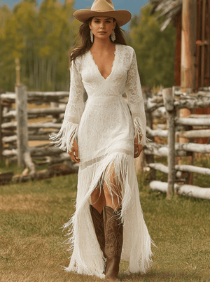 The Louisette Lace Maxi Dress