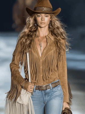 The Huguette Suede Top