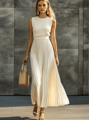 The Edmée Chiffon Maxi Dress