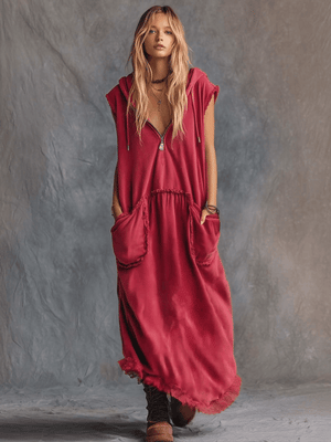 The Adalsinde Cotton Linen Maxi Dress